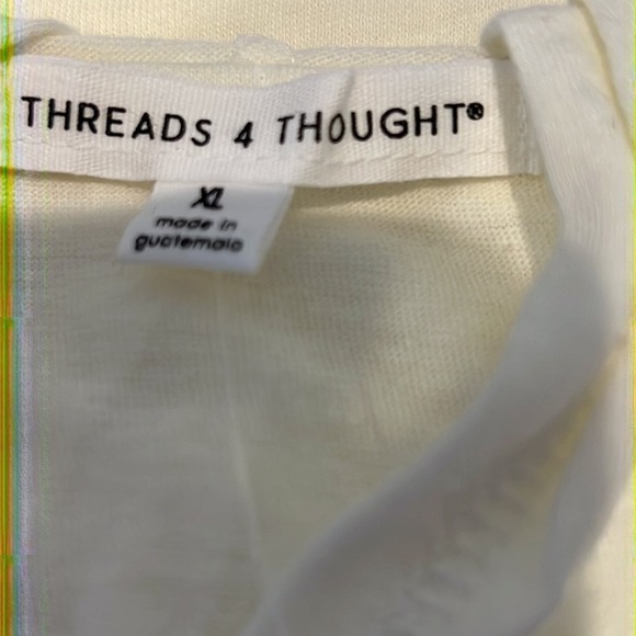 Threads 4 Thought Tri-Blend Pullover Hoodie in WHITE - Picture 4 of 8